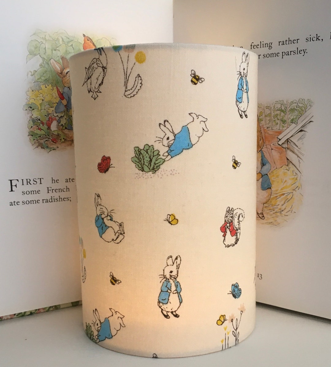 Beatrix Potter Peter Rabbit and Friends Handmade Nursery Night Light - Etsy