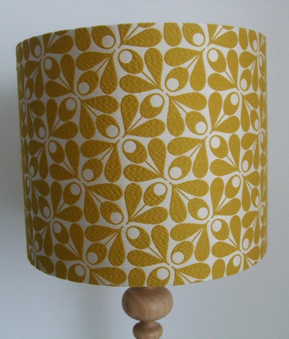 Orla Kiely Acorn Handmade Lampshade - Handmade Lampshades Norfolk Orla Kiely Acorn Handmade Lampshade - Handmade Lampshades Norfolk