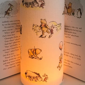 Winnie The Pooh and Friends - Handmade Tall Nursery Night Light