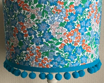 NEW Liberty Tana Lawn Lulworth Cove  -Handmade Lampshade 30cm Drum