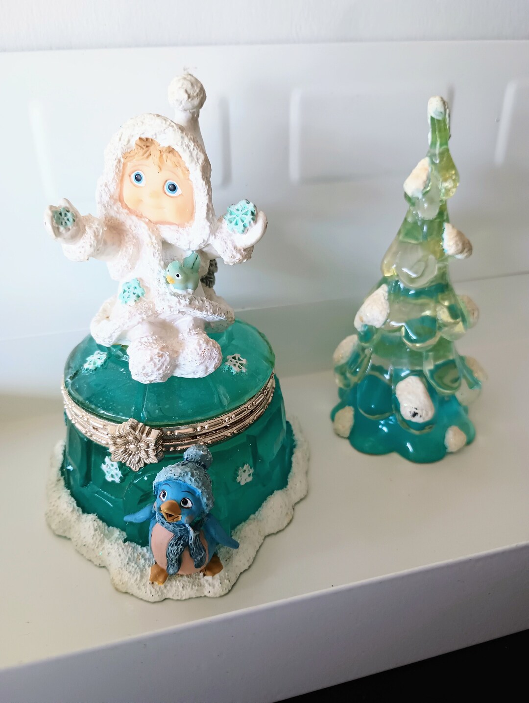 1999 Dreamsicles Northern Lights Trinket Box Snowcone Surprise Etsy