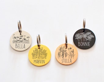 Gepersonaliseerde Dog Tag Pet Tag Custom Halsband Kattenhalsband Tag Cat ID Tag Dog ID Tag Dog Name Tag Gegraveerd Cat Tag