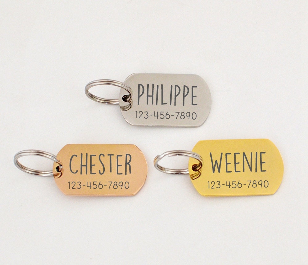 Personalized Dog Tag Pet Tag Cat Tag Cat Collar Tag Cat ID Tag Dog ID…