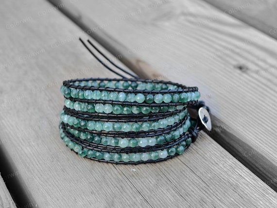 Green wrap bracelet best sale