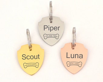 Placa de identificación personalizada para perro, placa para mascota, placa para perro personalizada, placa para gato, placa para collar de gato, placa de identificación para gato, placa de identificación para perro, placa con nombre para perro