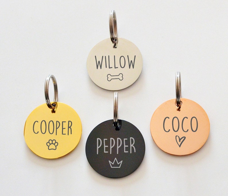 Dog Tag Dog Collar Personalized