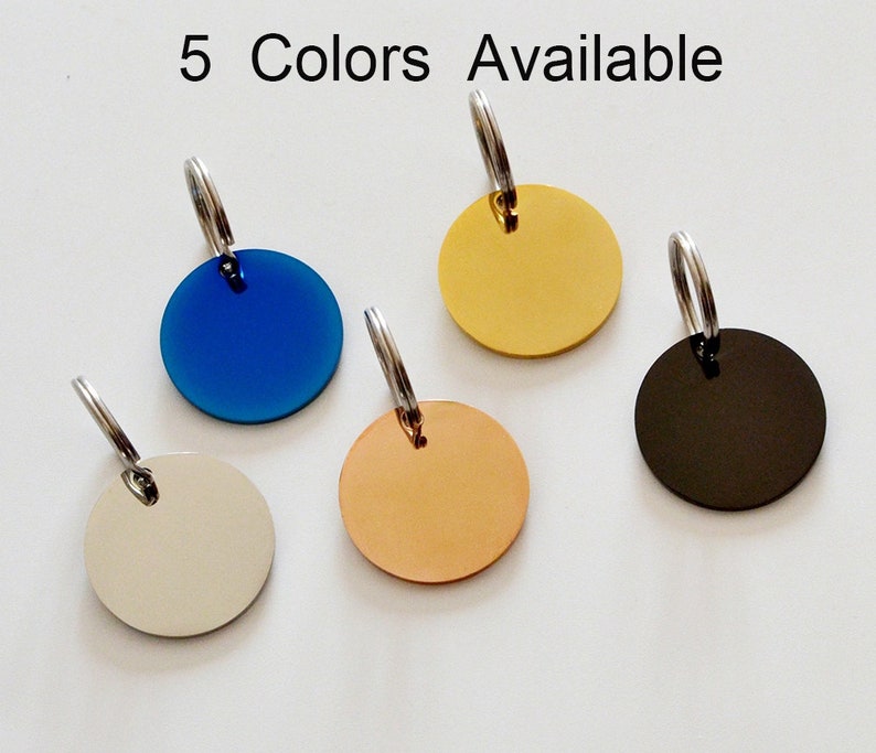 Dog Tag Dog Collar Tag Personalized Cat Tag Custom Cat Collar Etsy