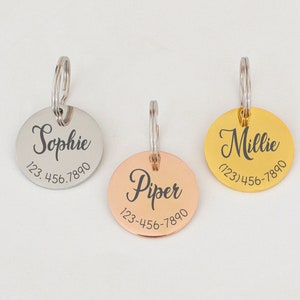 Personalized Pet Tag Dog Tag Cat Tag Pet Tag Custom Dog Tag Cat Collar Tag Cat ID Tag Dog ID Tag Dog Name Tag Pet Supplies