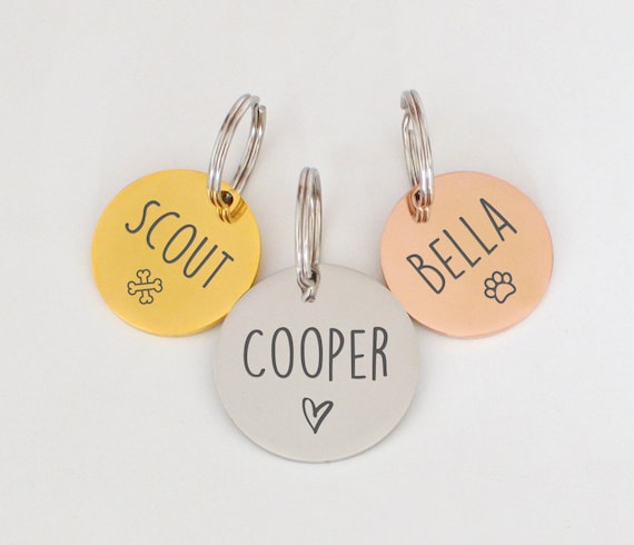 Etsy cat collar tag Clearance
