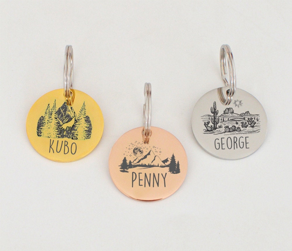 Dog Tag Personalized Pet Tag Custom Dog ID Tag Cat Tag Cat Collar Tag…