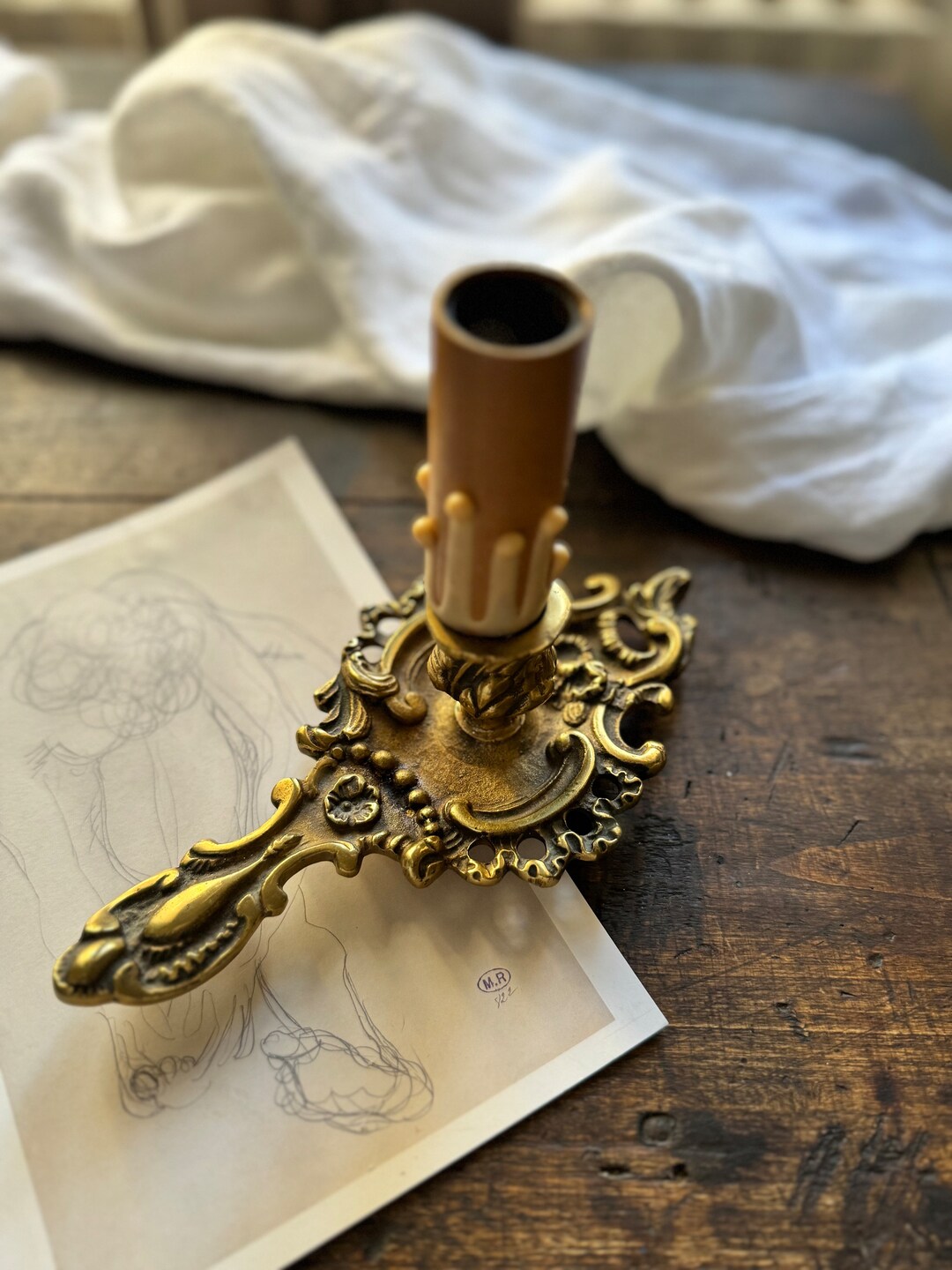 La Boheme Candlestick Holder - Clear main image 1