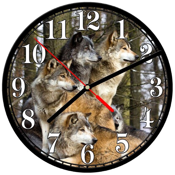 WOLF #11 Wolves wild spiritual dog howling moon SET OF 4 WOOD DRINK COASTERS