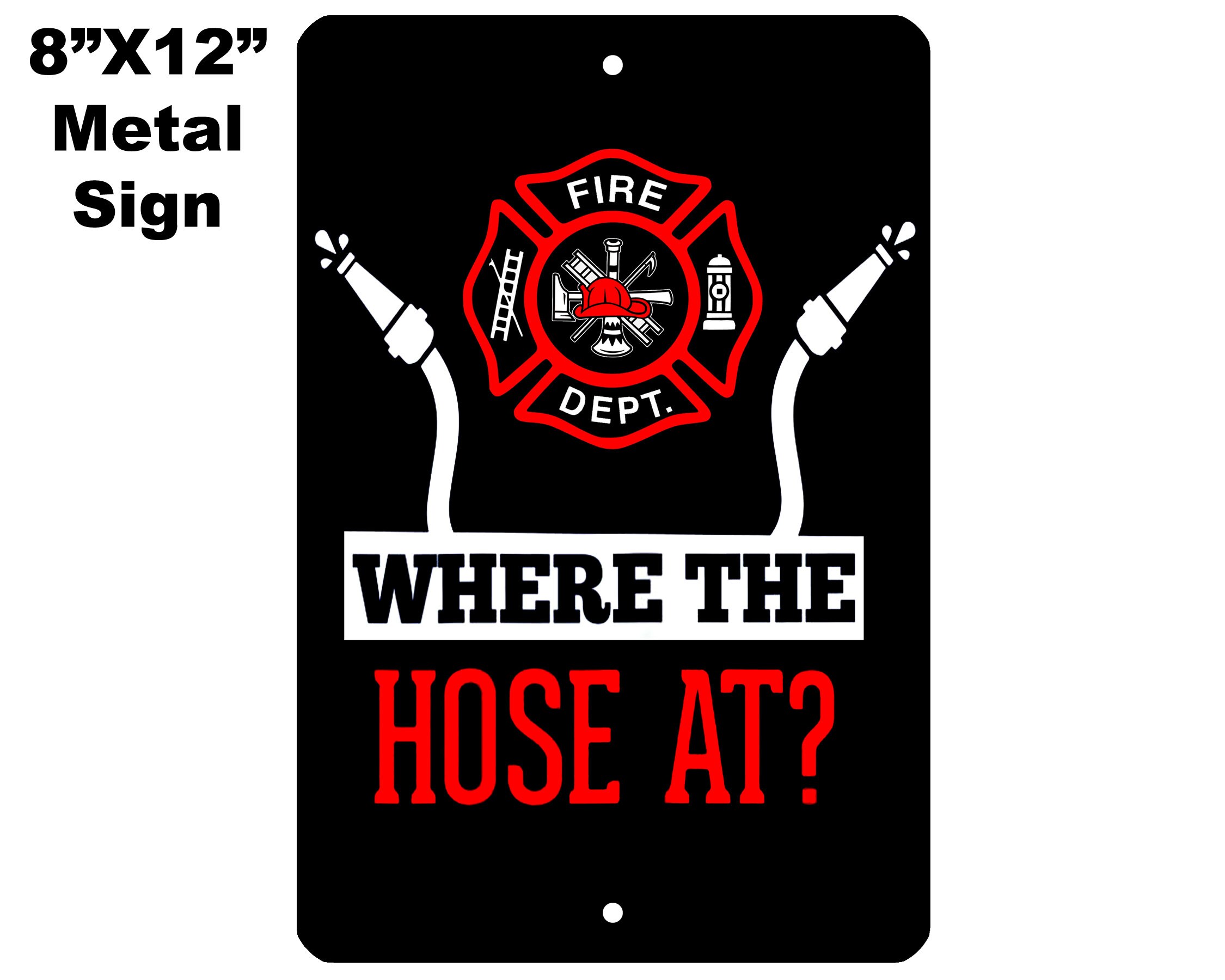 8x12 METAL SIGN Firefighter 30 Fireman Fire Man | Etsy