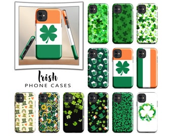 Irish #1 - Cell Phone Case - Luck of the Irish Flag Ireland Heritage Culture Kelly Green Celtic Shamrock Clover Lucky St. Patrick's Day Gift
