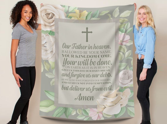 The lord's online prayer blanket