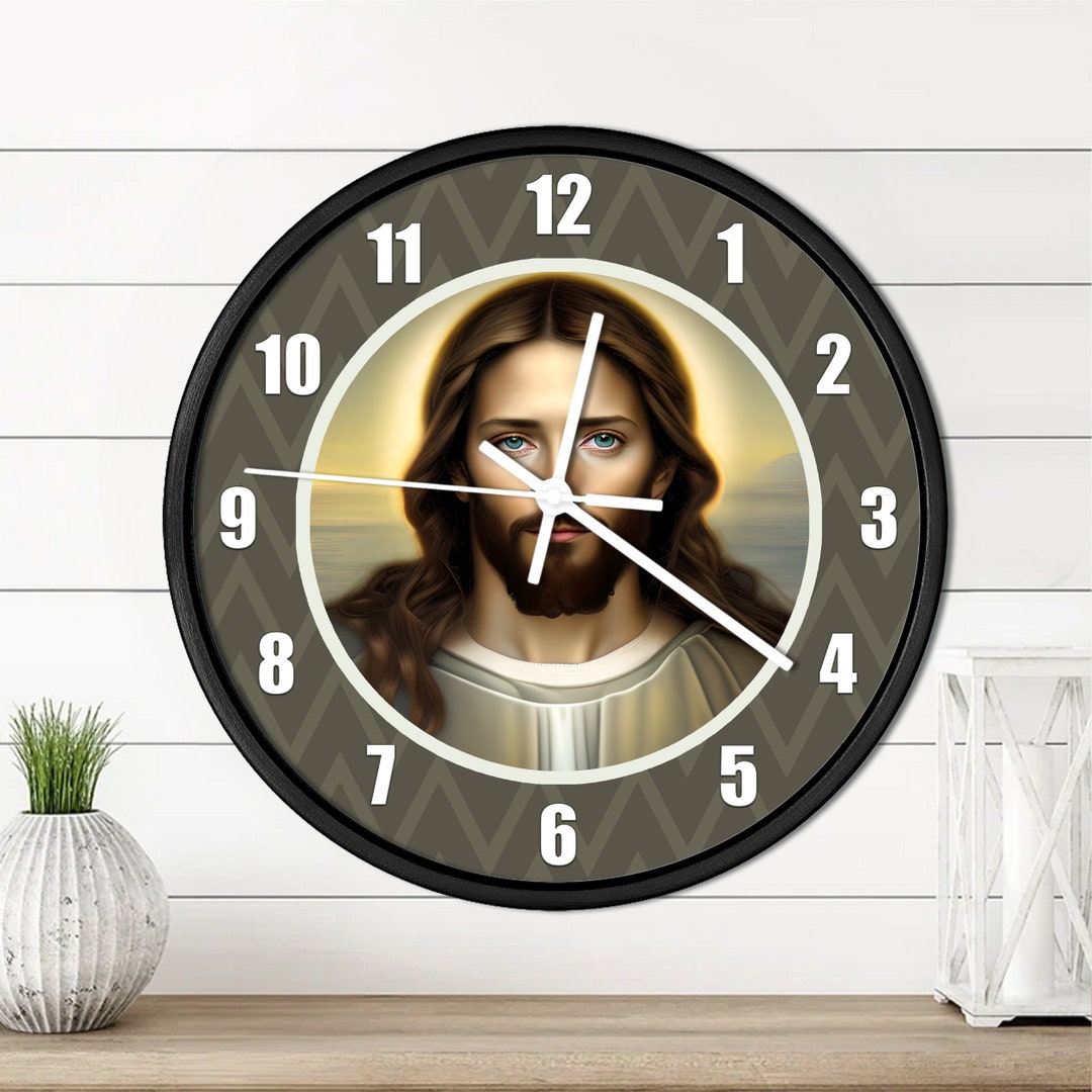 Christian 3 10 Wall Clock Jesus Christ Religious Spiritual God Prayer ...