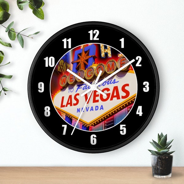 Las Vegas Clock Etsy