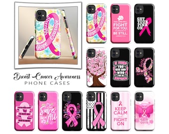 Breast Cancer Awareness #1 - Cell Phone Case - Hope Cure Survivor Encouragement Pink Women Girls Courage Medical Office Gift