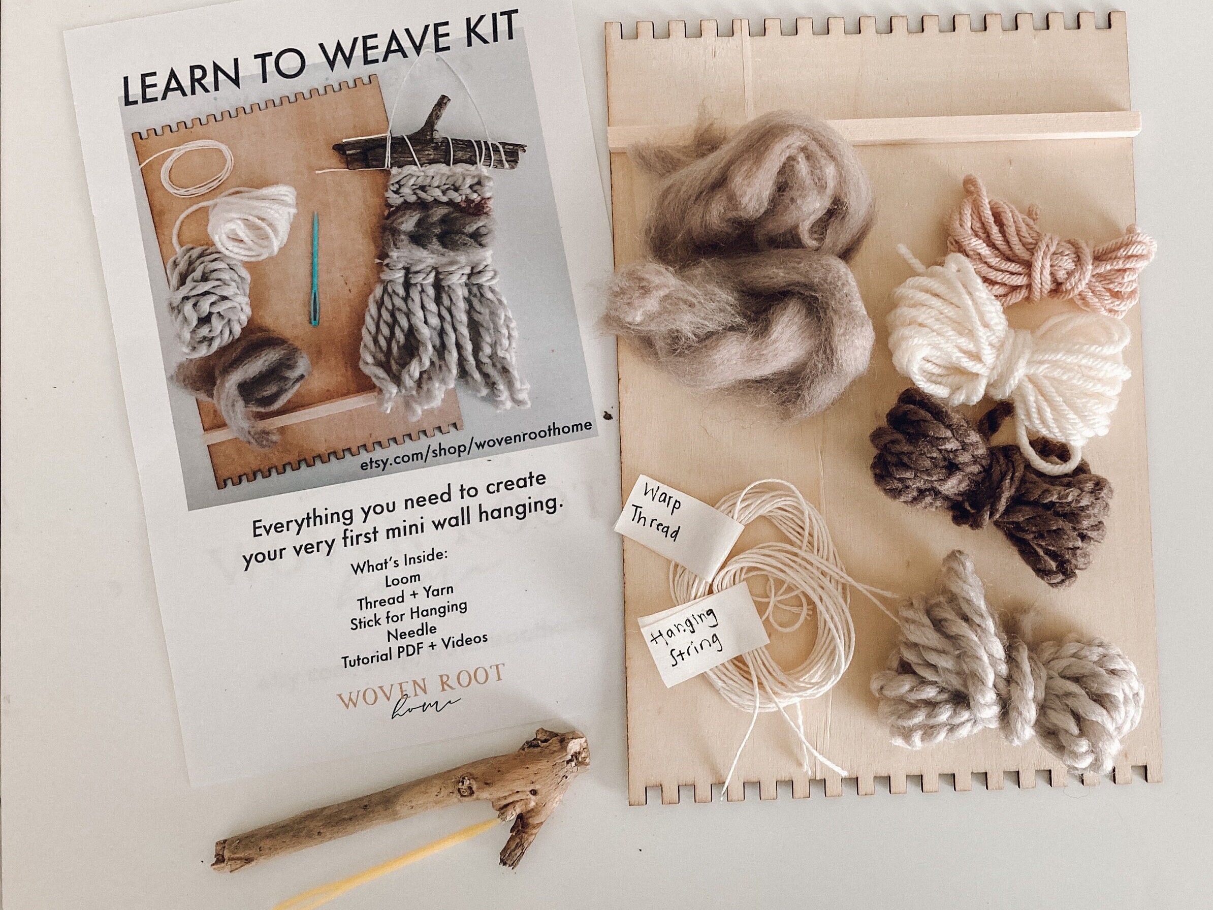 DIY Beginners Weaving Kit – Black Sheep Goods