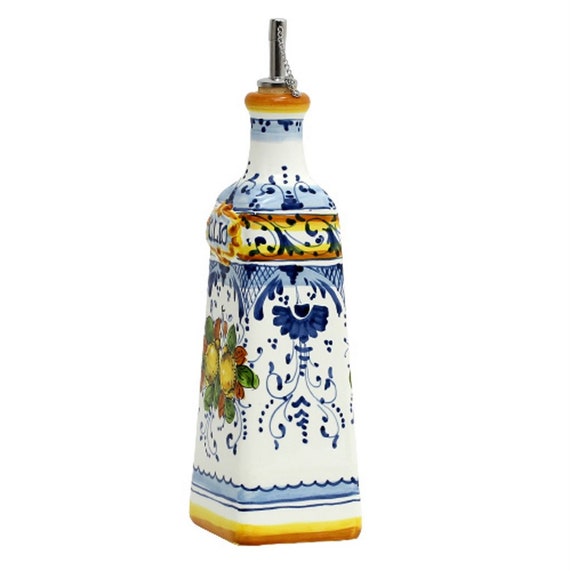 Buy wholesale Ceramic oil can 300ml / Blue stripes - NAZAR