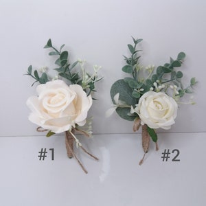 Wedding cake topper, Wedding Cake Decoration,Cake arrangement Topper,Rose cake flowers, Eucalyptus wedding cake arrangement image 3