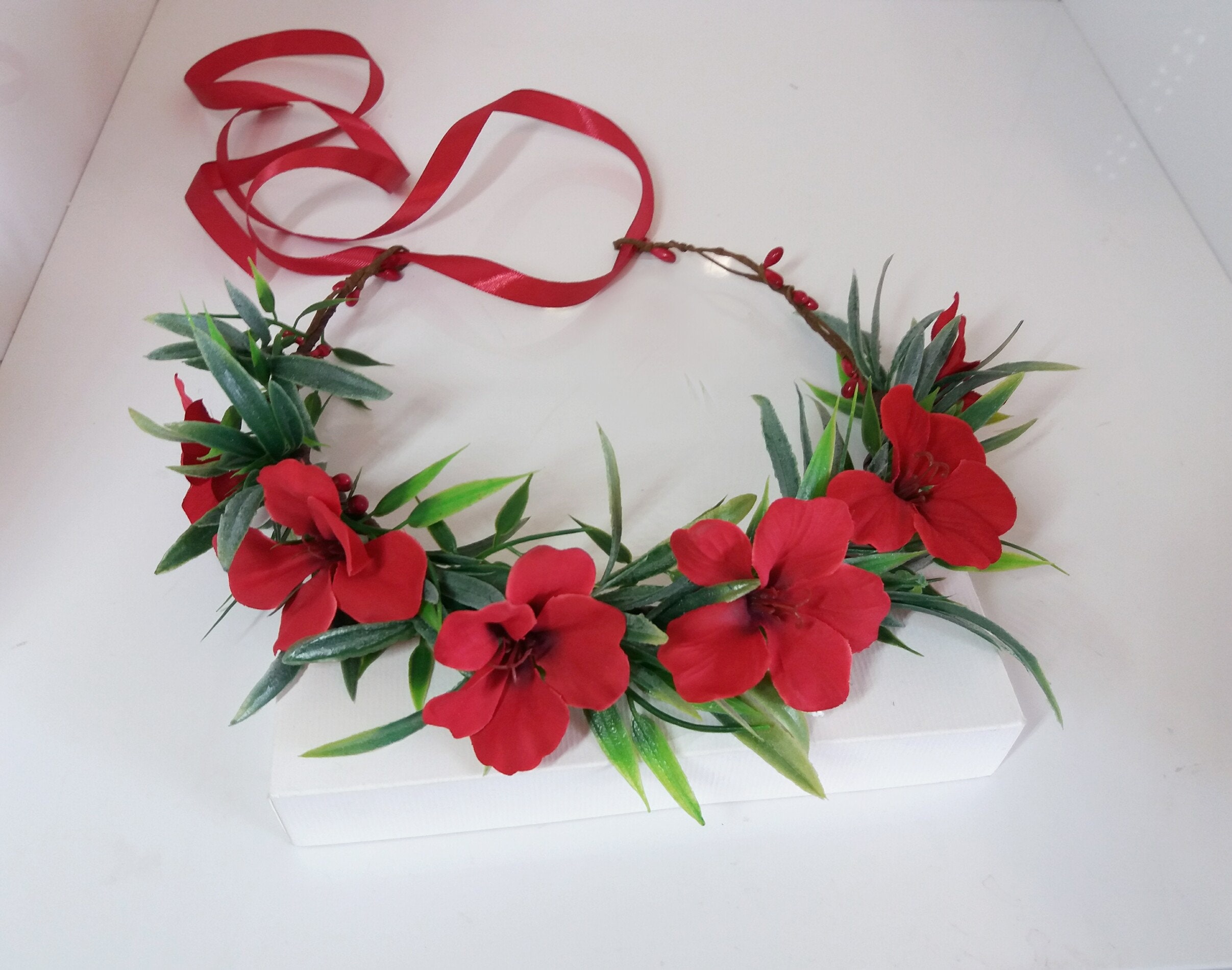 Hawaiian Plumeria flower crown Tropical Exotic CrownPink Etsy