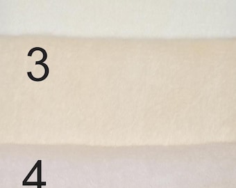 Very dense ,super soft miniature faux fur fabric for crafts and miniature teddy bear making. Whites (A).