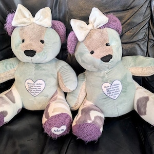 clothing keepsake memory bear