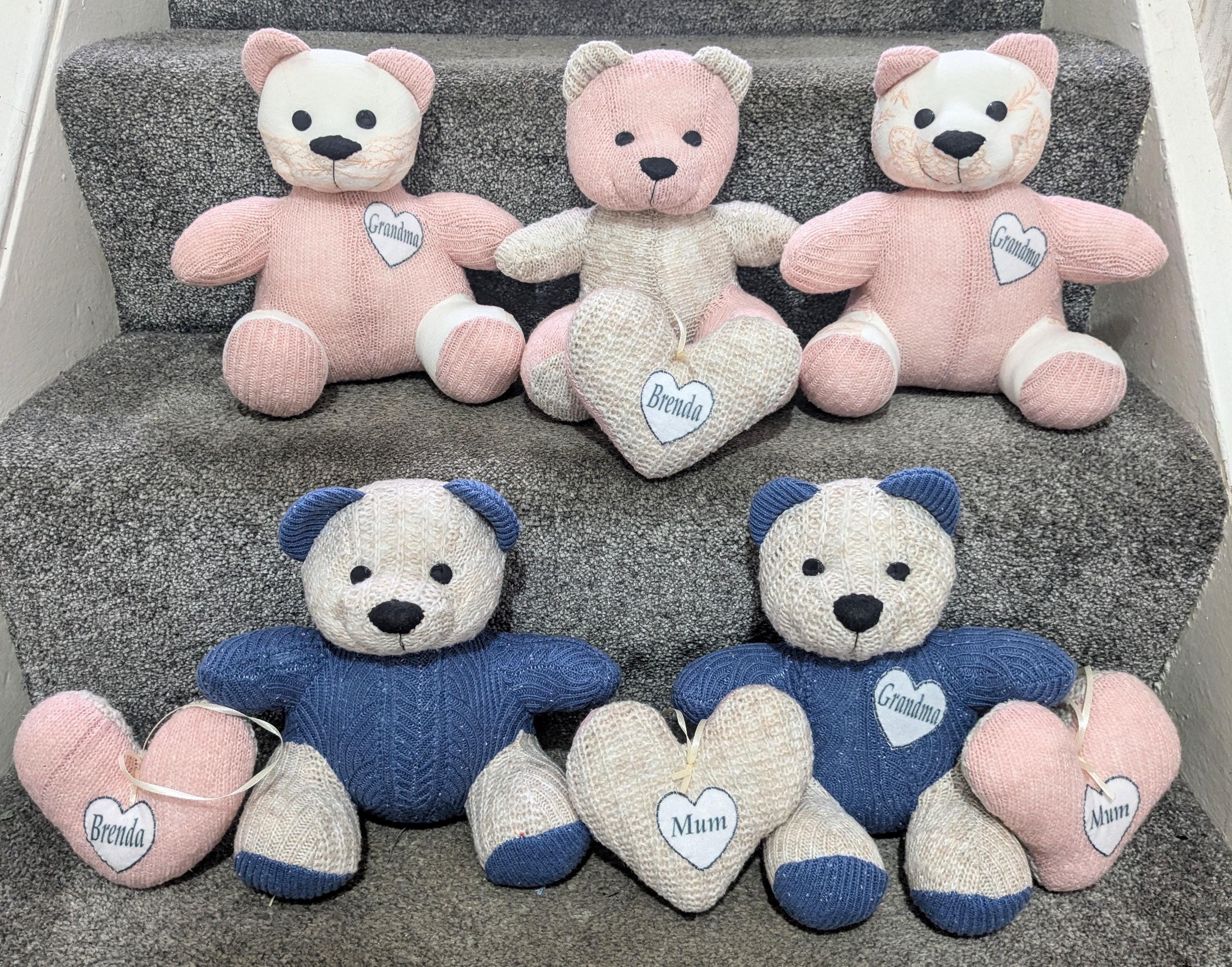 Small Keepsake Memory Bear - Etsy UK