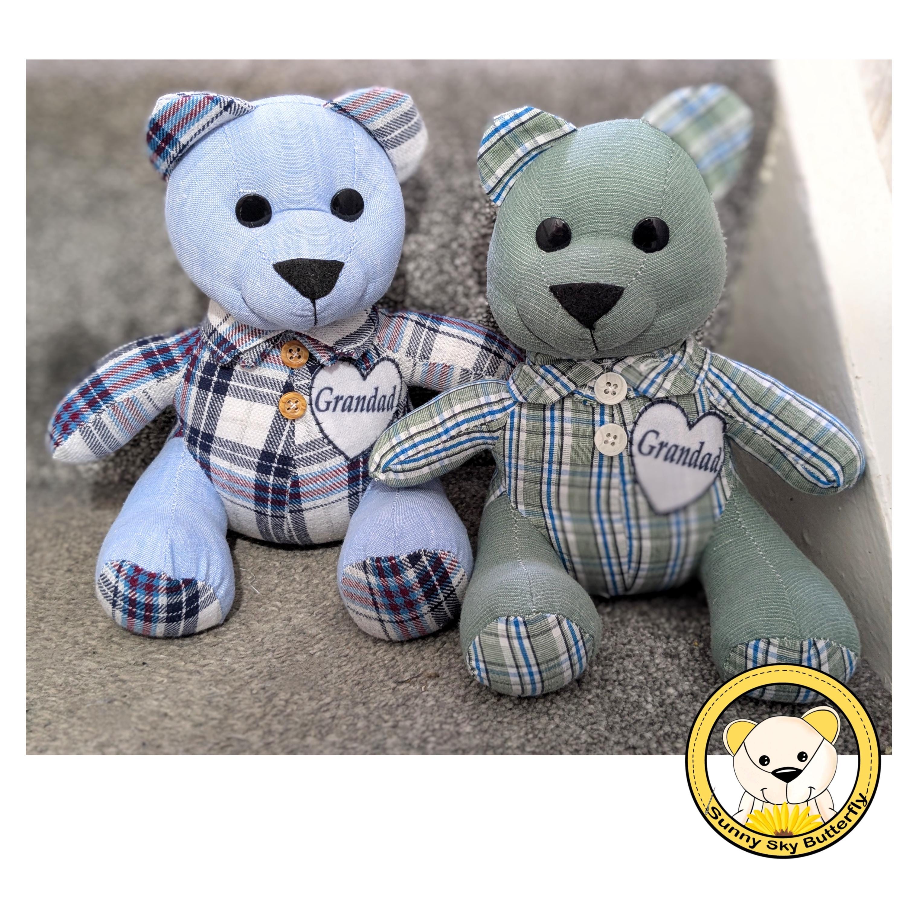 Small Keepsake Memory Bear - Etsy UK