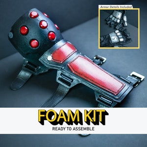 Tifa Lockhart Remake Glove Armor Foam Laser Kit Final Fantasy 7 Remake // FF7R // iWood Cosplay