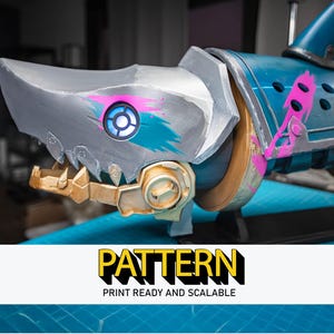 Jinx Arcane Fishbone / Modello / Modello in schiuma EVA / League of Legends