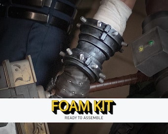 Cloud Strife Cosplay Gauntlet Armor | Foam Kit | Iwood Cosplay