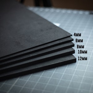 EVA Cosplay Sheets. 2mm 4mm 6mm 8mm 10mm EVA foam. Iwood Cosplay Foam