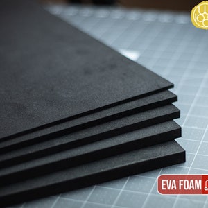 EVA Foam 2mm Thickness 14 X 39 Sheet, Black or White Options, Ultra High  Density 85 Kg/m3, by the Foamory for Cosplay Costumes Crafting 