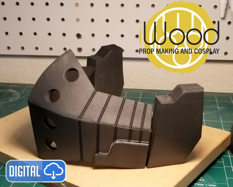 Deku Cosplay Mask Pattern Template // MHA Cosplay // BNHA // Etsy