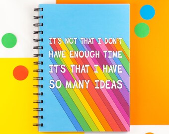 Motivational Note Book Positivity Pad Self Care Notebook Colourful Positivity Notepad Positive Gift For Her Positive Thoughts Desk Pad