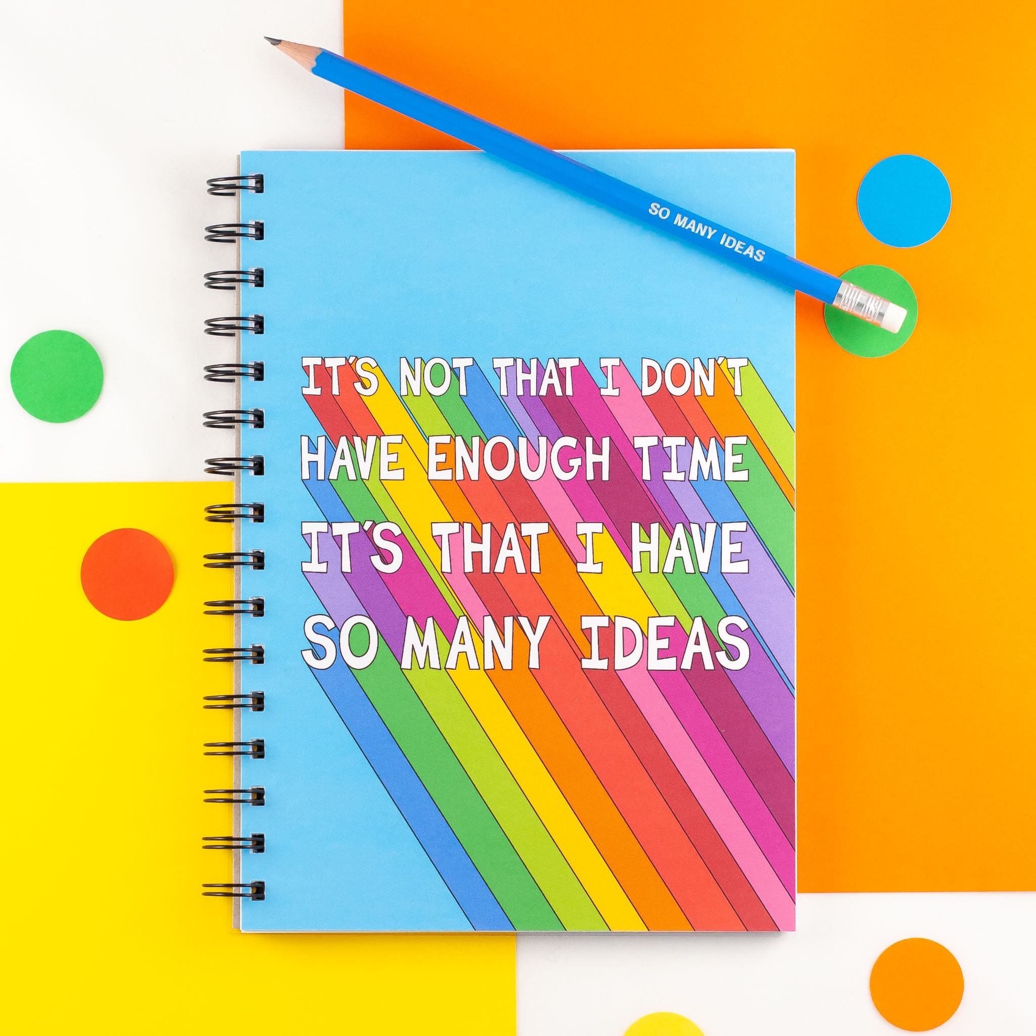 So Many Ideas Notebook Positive Mindset Note Book Positive Etsy