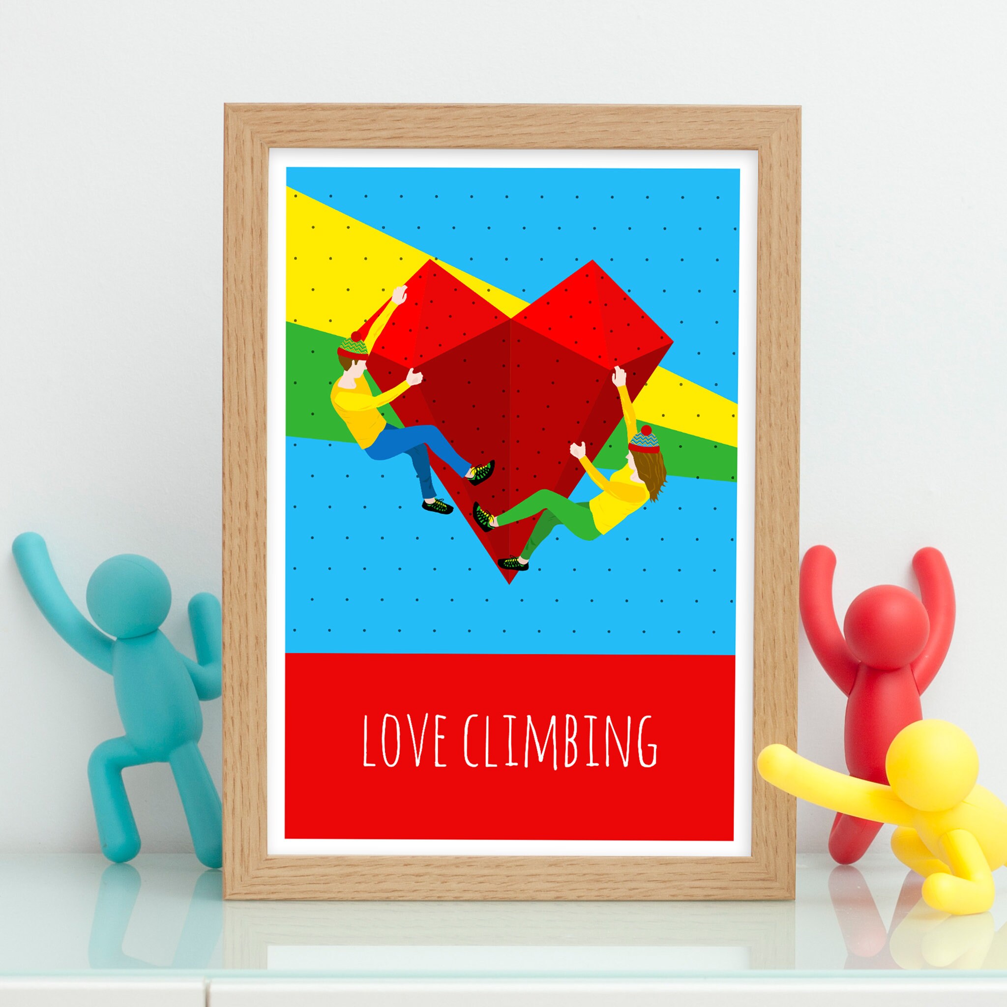 Rock Climbing Gift Climbing Print Bouldering Print Rock Etsy