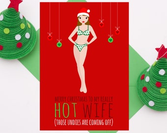 Sexy Christmas Card - Etsy