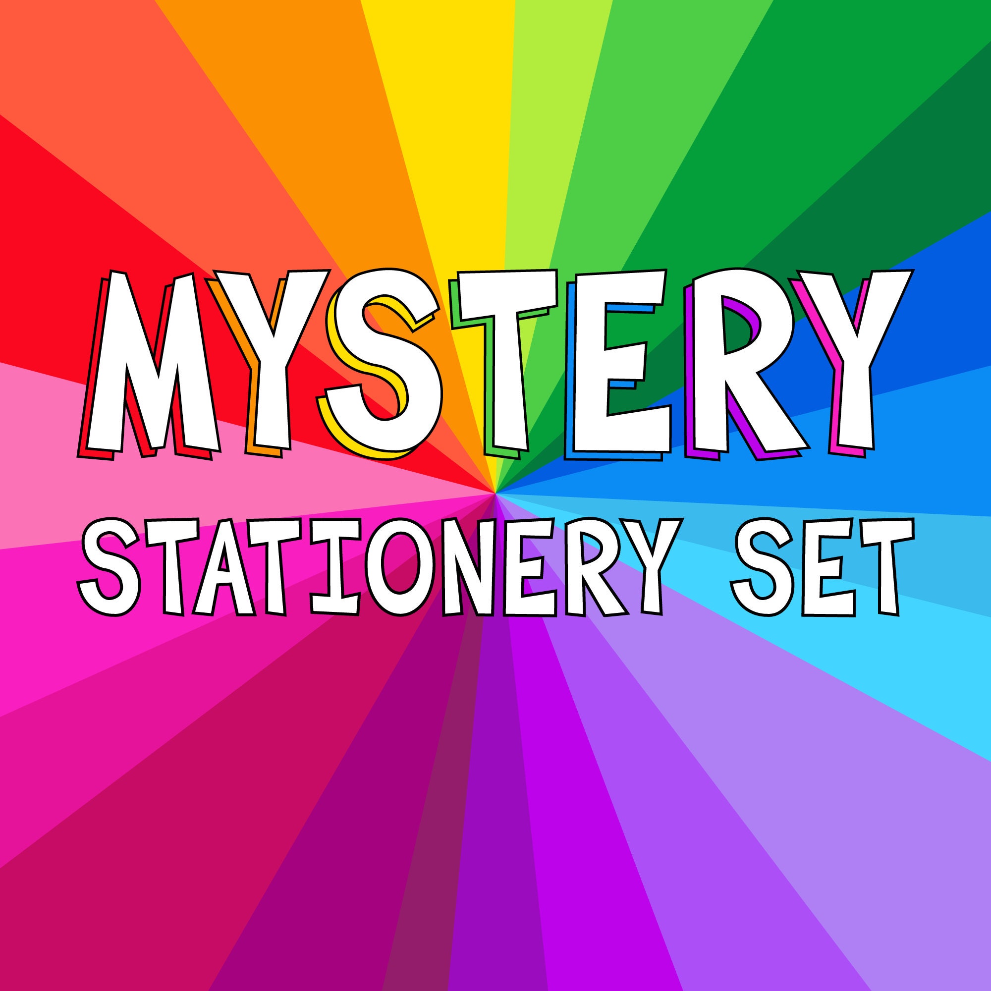 Mystery Stationery Set Mystery Stationery Bundle Lucky Dip Etsy UK