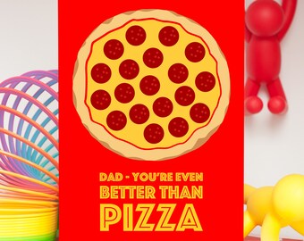 Carte D Anniversaire Pizza Etsy France