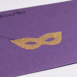 20 carnavalsmaskerstickers, glitter, maskeradedecoraties