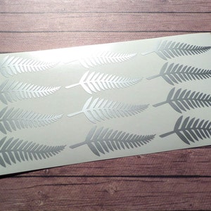 30 varenstickers, bladeren envelopzegel, ambachtelijke levering, vinyl, 2,5 inch 6 cm