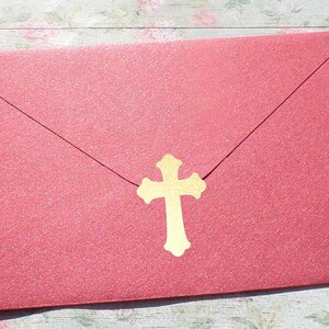 Plus de 12 autocollants croix, décoration de baptême, autocollants bibliques, sceau d'enveloppe, fournitures d'artisanat religieux, 0,5 à 3 pouces, décalcomanies en vinyle