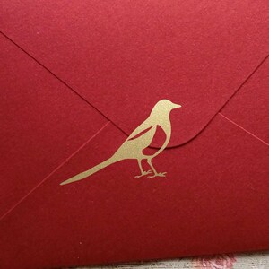 Plus de 16 autocollants pie, cachet oiseau, fournitures pour travaux manuels, 3,8-6,3 cm (1,5 -2,5 po.), vinyle imperméable
