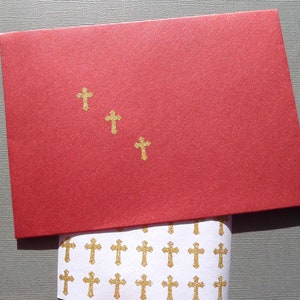 150 kleine glitterkruisstickers, kerstmis, paaskaartdecor, cadeauverpakking, knutselspullen, 0,5 in 1,2 cm, geen scheurtjes