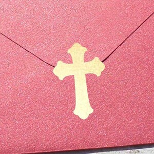 12+ kruisstickers, doopdecor, bijbelstickers, envelopzegel, religieus handwerk, 0,5 - 3 inch, vinylstickers