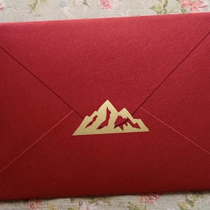 16+ Mountain Stickers decoratieve envelopafdichting waterdicht sticker knutselmateriaal 1-2,5 in (2,5-6,3 cm)
