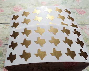 8-150 Tiny Texas Stickers, state pride, 1/4-5in, vinyl decals, waterproof